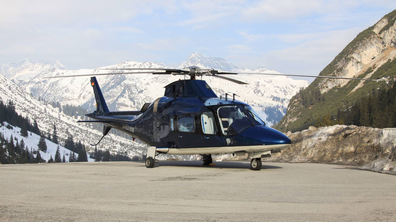 Agusta A109 Verbier helicopter flights